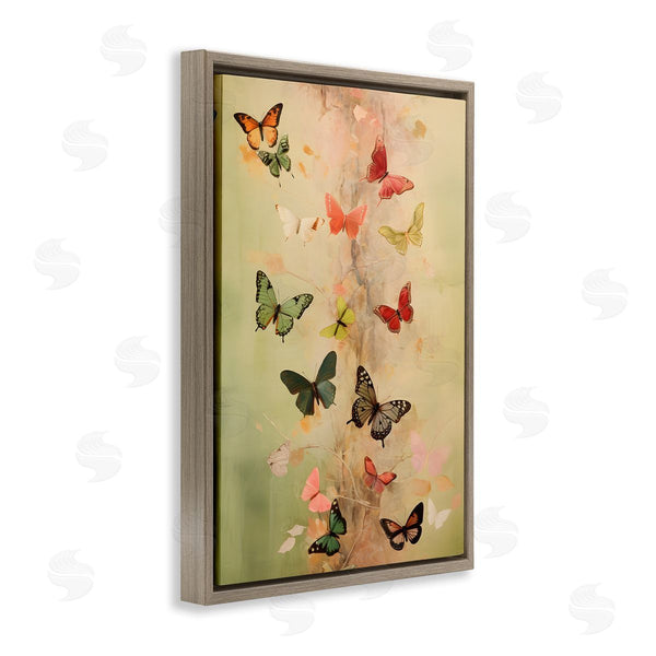 Stupell Industries Petal Prints Design | Fluttering Butterfly Array