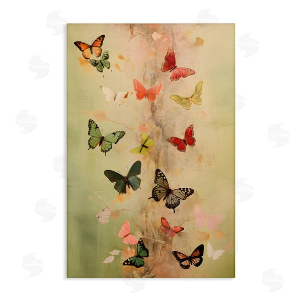stupell industries Petal Prints Design | Fluttering Butterfly Array