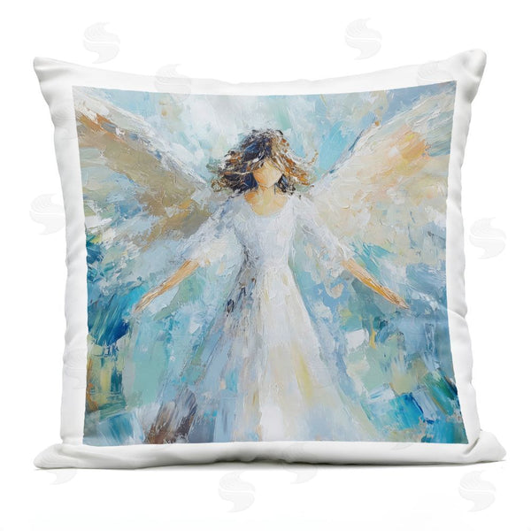 Stupell Industries Petal Prints Design | Flying Glory Angel Printed Throw Pillow