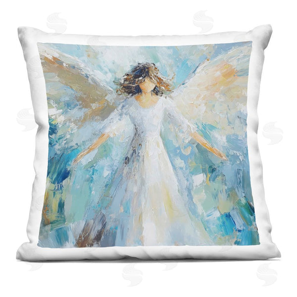 stupell industries Petal Prints Design | Flying Glory Angel Printed Throw Pillow