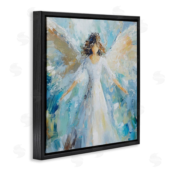 Stupell Industries Petal Prints Design | Flying Glory Angel Wall Art