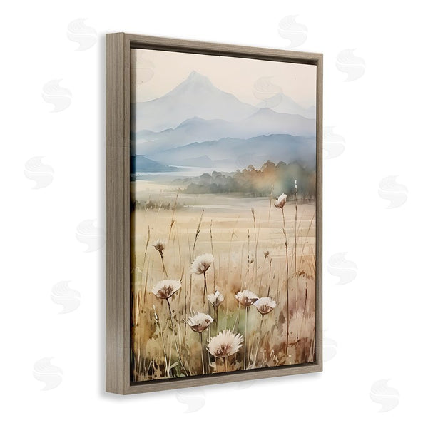 Stupell Industries Petal Prints Design | Foggy Peaks Landscape Wall Art