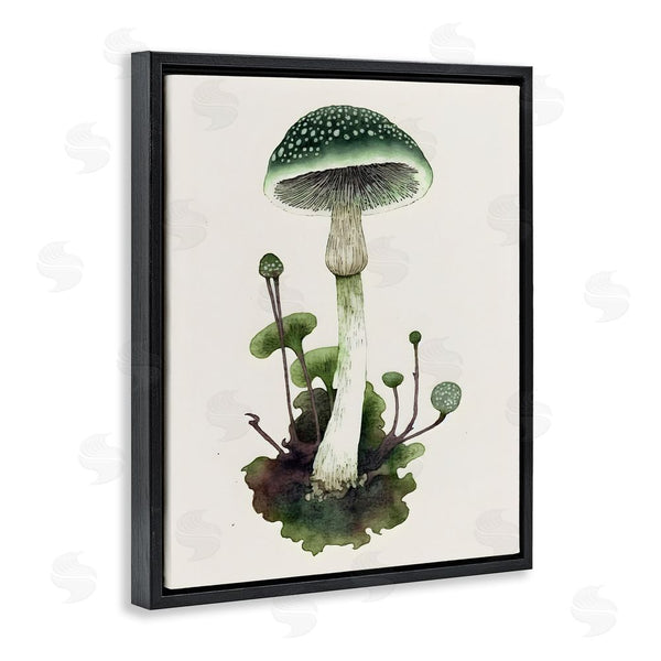 Stupell Industries Petal Prints Design | Forest Green Mushroom Wall Art