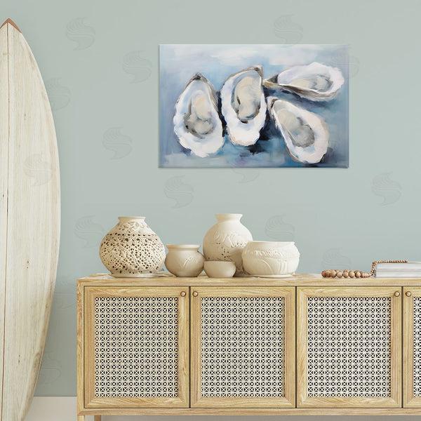 Stupell Industries Petal Prints Design | Four Oysters Impression Wall Art