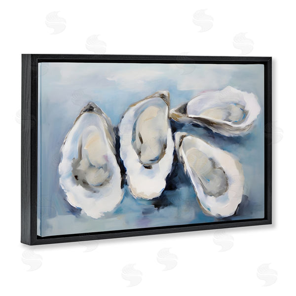 Stupell Industries Petal Prints Design | Four Oysters Impression Wall Art