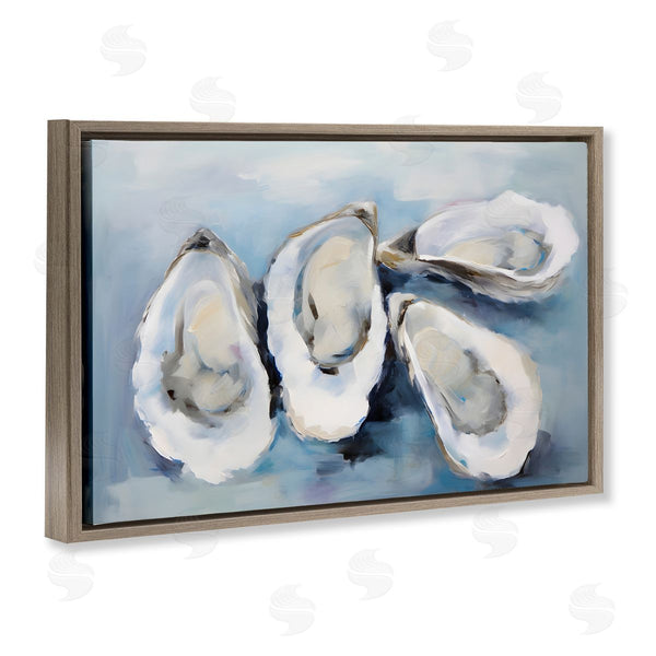 Stupell Industries Petal Prints Design | Four Oysters Impression Wall Art