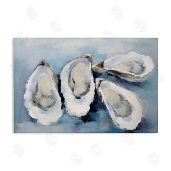 stupell industries Petal Prints Design | Four Oysters Impression Wall Art