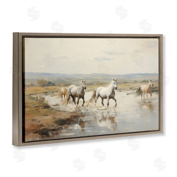 Stupell Industries Petal Prints Design | Free Horses Running