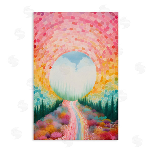 stupell industries Petal Prints Design | Geometric Road Path