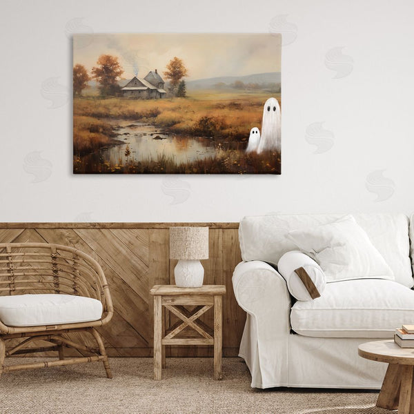 Stupell Industries Petal Prints Design | Ghosts In Farm Field Wall Art
