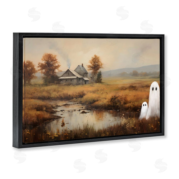 Stupell Industries Petal Prints Design | Ghosts In Farm Field Wall Art