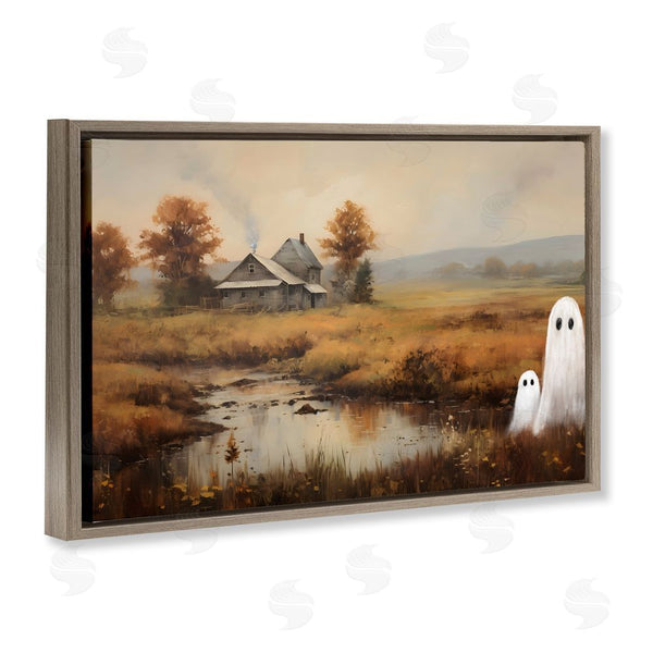 Stupell Industries Petal Prints Design | Ghosts In Farm Field Wall Art