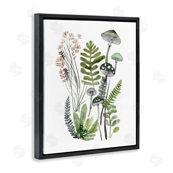 Stupell Industries Petal Prints Design | Green Mushroom Botanicals Wall Art
