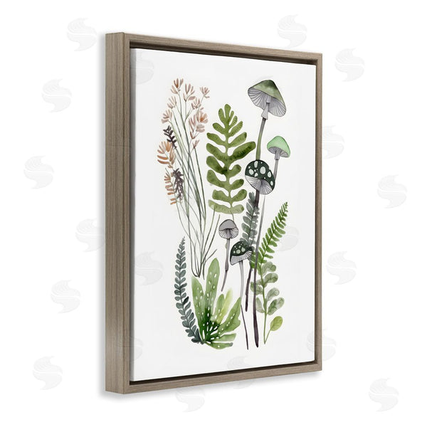 Stupell Industries Petal Prints Design | Green Mushroom Botanicals Wall Art