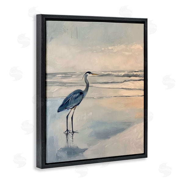 Stupell Industries Petal Prints Design | Heron On Classic Coast