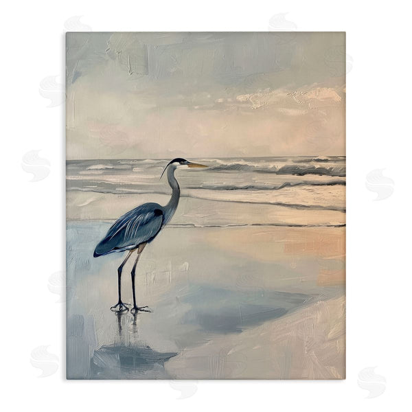 stupell industries Petal Prints Design | Heron on Classic Coast