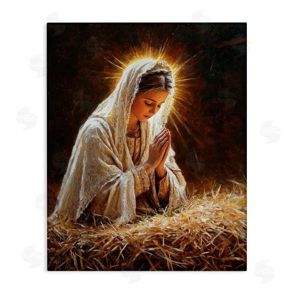 stupell industries Petal Prints Design | Holy Mary Prayer Wall Art