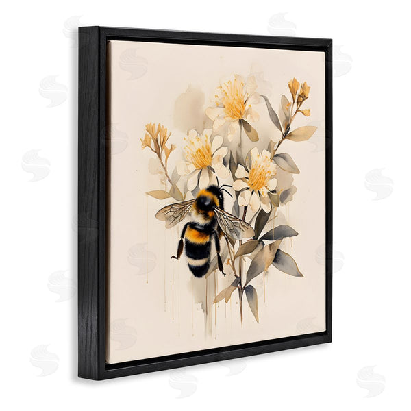 Stupell Industries Petal Prints Design | Honeybee With Daisies