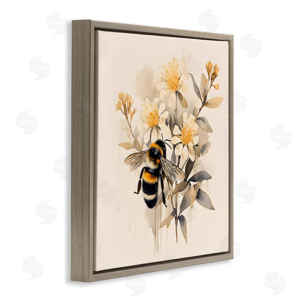 Stupell Industries Petal Prints Design | Honeybee With Daisies