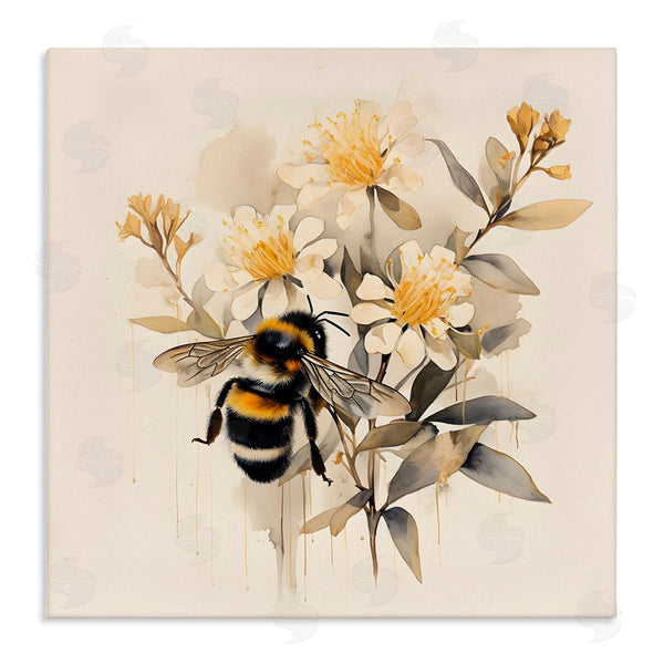 stupell industries Petal Prints Design | Honeybee with Daisies
