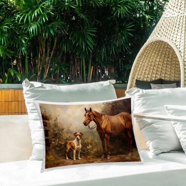 Stupell Industries Petal Prints Design | Horse & Dog In Nature