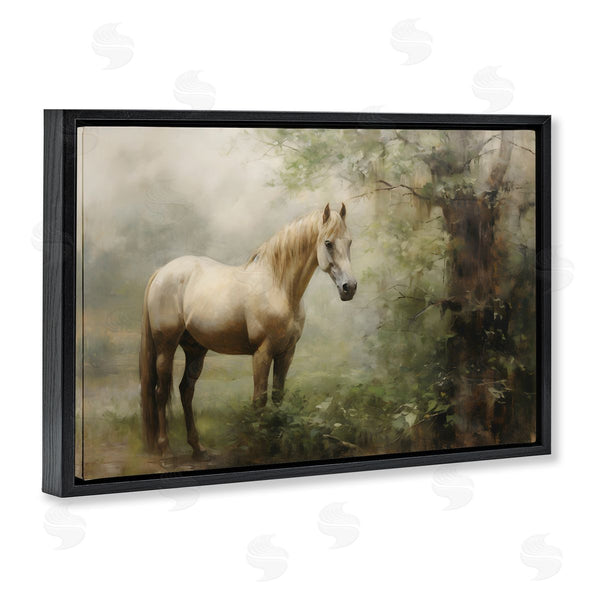 Stupell Industries Petal Prints Design | Horse In Forest Woods