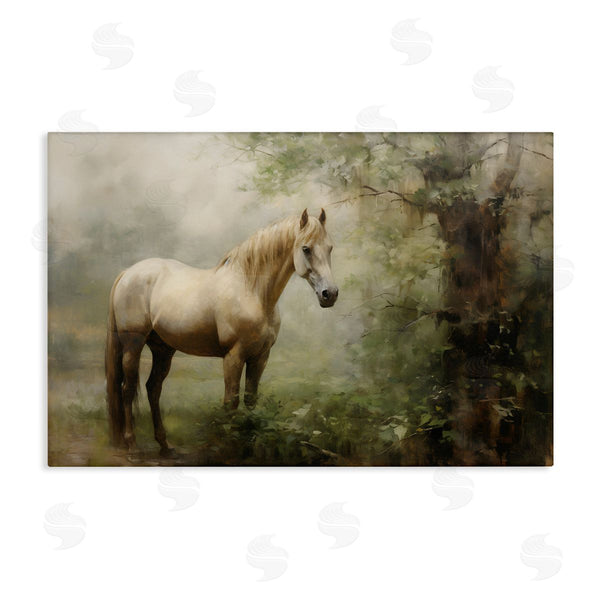 stupell industries Petal Prints Design | Horse in Forest Woods