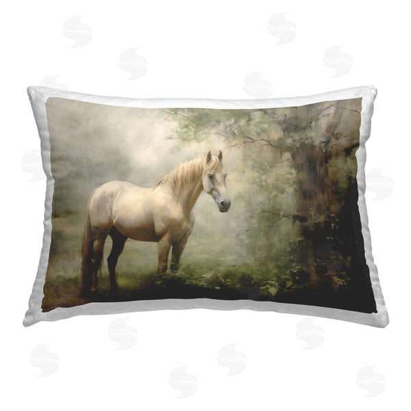 stupell industries Petal Prints Design | Horse in Forest Woods