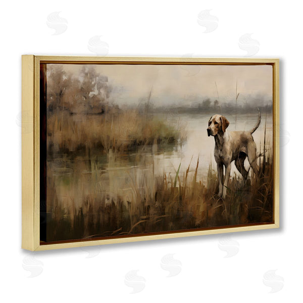 Stupell Industries Petal Prints Design | Hunting Dog In Nature