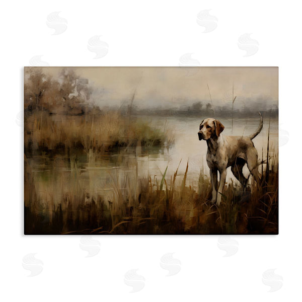 stupell industries Petal Prints Design | Hunting Dog in Nature