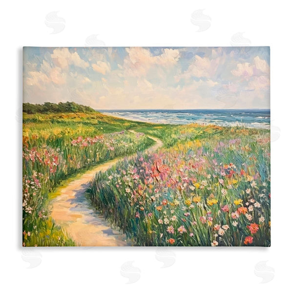 stupell industries Petal Prints Design | Impressionist Coastal Meadow