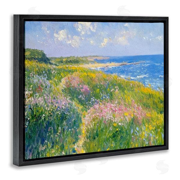 Stupell Industries Petal Prints Design | Impressionist Smudged Coast