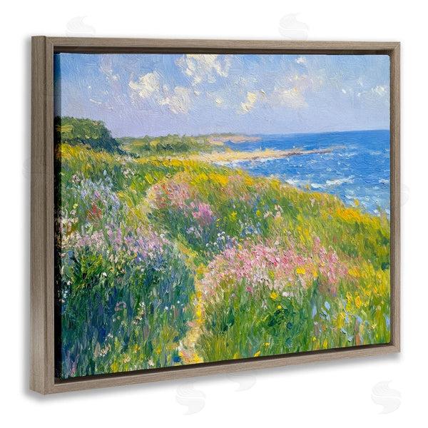 Stupell Industries Petal Prints Design | Impressionist Smudged Coast