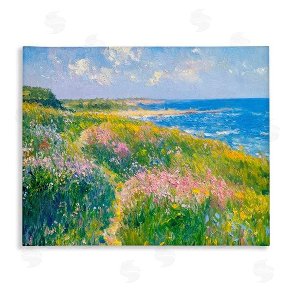 stupell industries Petal Prints Design | Impressionist Smudged Coast