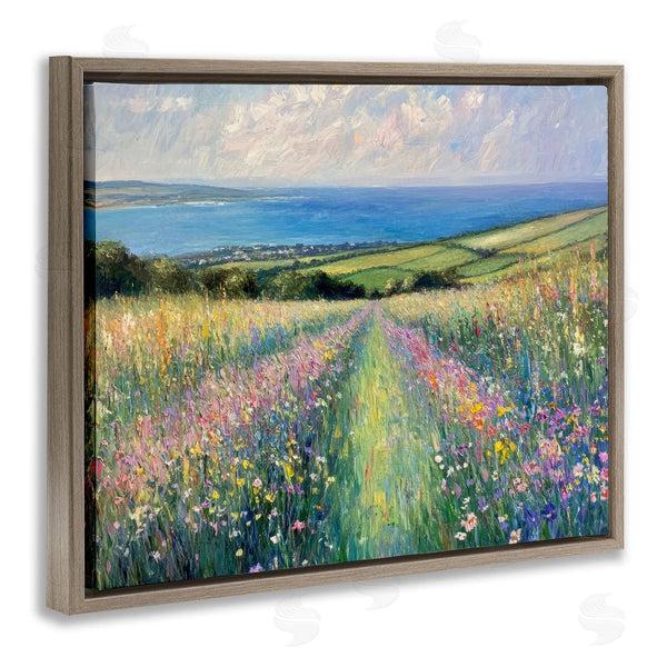 Stupell Industries Petal Prints Design | Impressionist Wildflower Hills