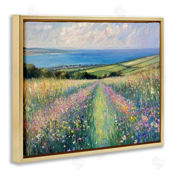 Stupell Industries Petal Prints Design | Impressionist Wildflower Hills