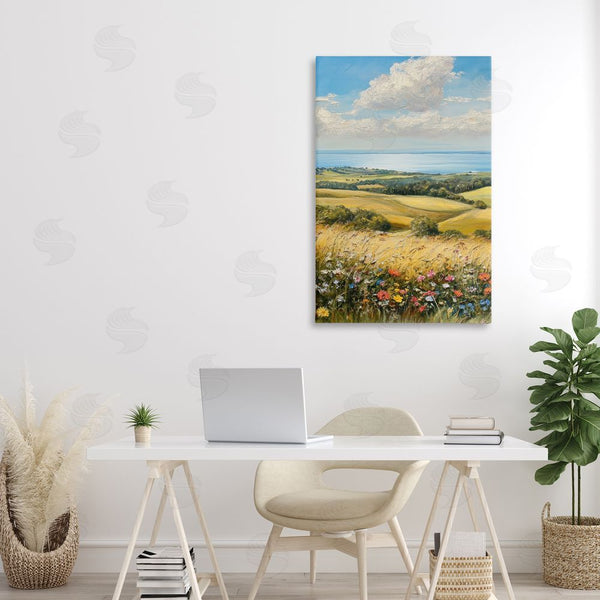 Stupell Industries Petal Prints Design | In The Distance Hills Wall Art