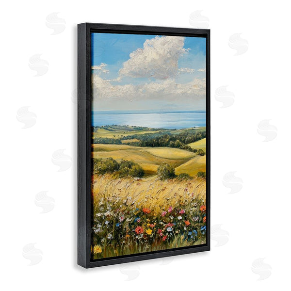 Stupell Industries Petal Prints Design | In The Distance Hills Wall Art