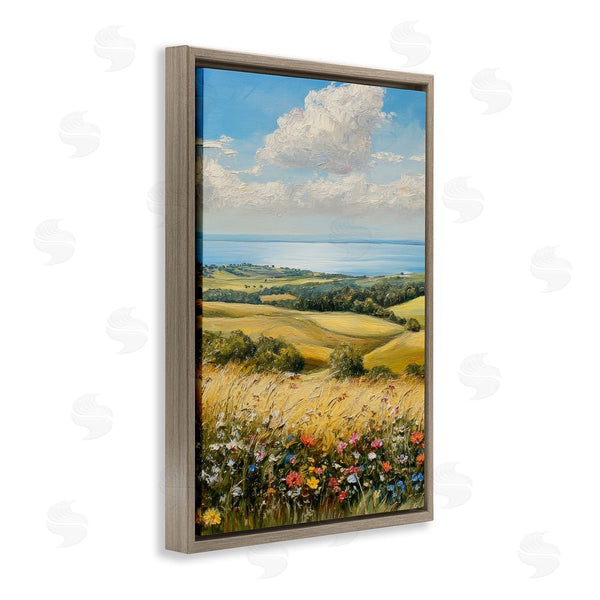 Stupell Industries Petal Prints Design | In The Distance Hills Wall Art