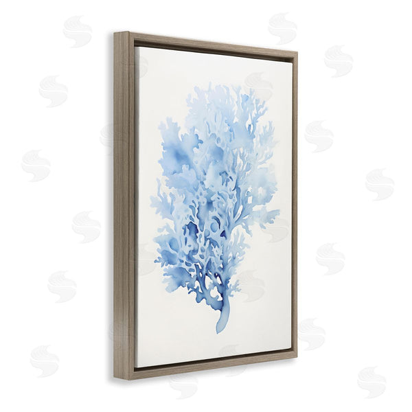 Stupell Industries Petal Prints Design | Indigo Coral Impression