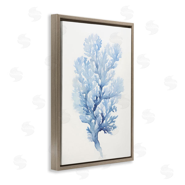 Stupell Industries Petal Prints Design | Indigo Coral Shape