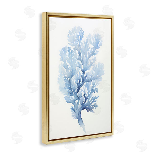 Stupell Industries Petal Prints Design | Indigo Coral Shape