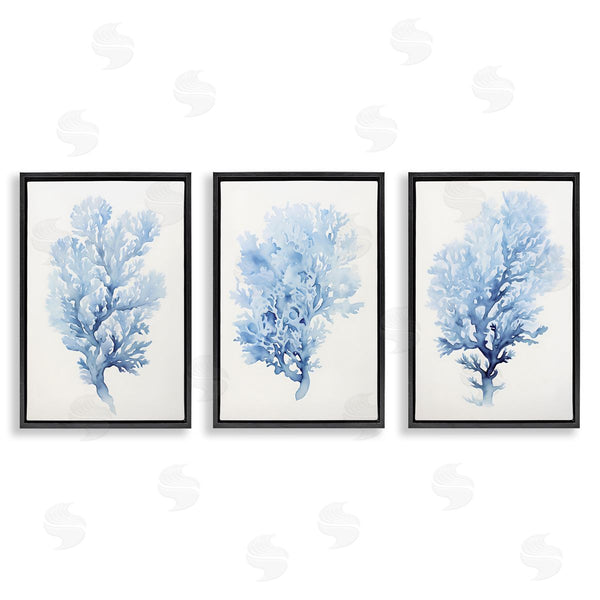 Stupell Industries Petal Prints Design | Indigo Coral Watercolors