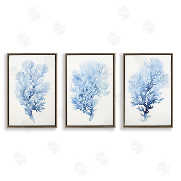 Stupell Industries Petal Prints Design | Indigo Coral Watercolors