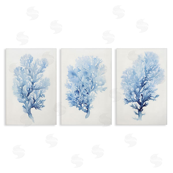 stupell industries Petal Prints Design | Indigo Coral Watercolors