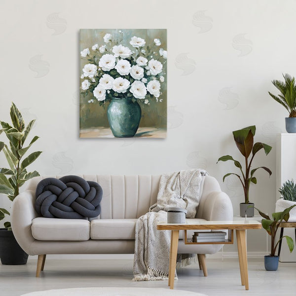 Stupell Industries Petal Prints Design | Ivory Bouquet Flower Blossoms Wall Art