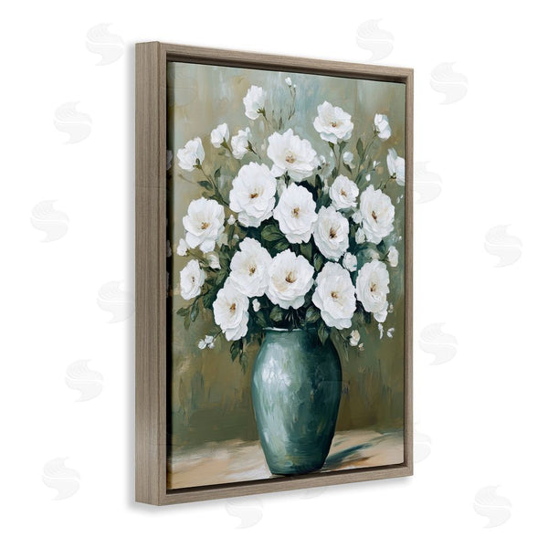 Stupell Industries Petal Prints Design | Ivory Bouquet Flower Blossoms Wall Art