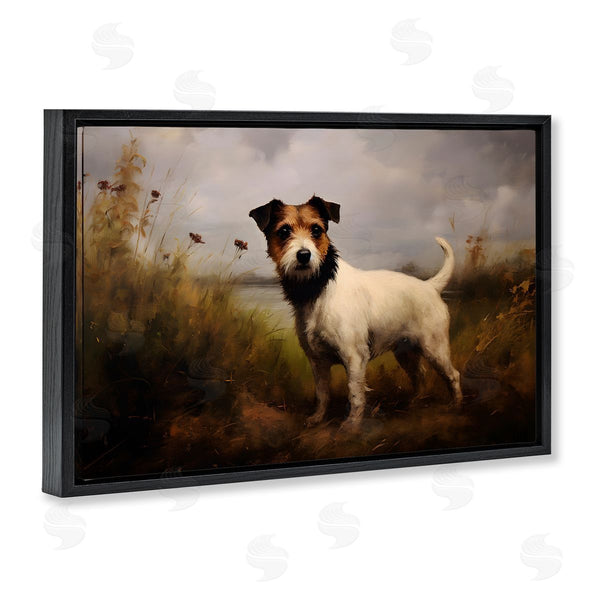 Stupell Industries Petal Prints Design | Jack Russell Terrier Landscape