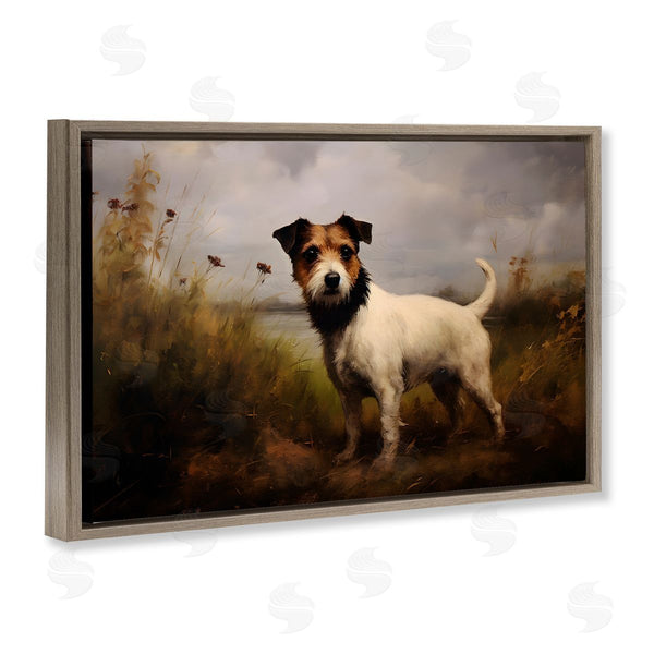 Stupell Industries Petal Prints Design | Jack Russell Terrier Landscape