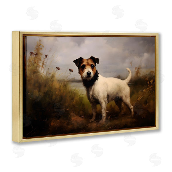Stupell Industries Petal Prints Design | Jack Russell Terrier Landscape